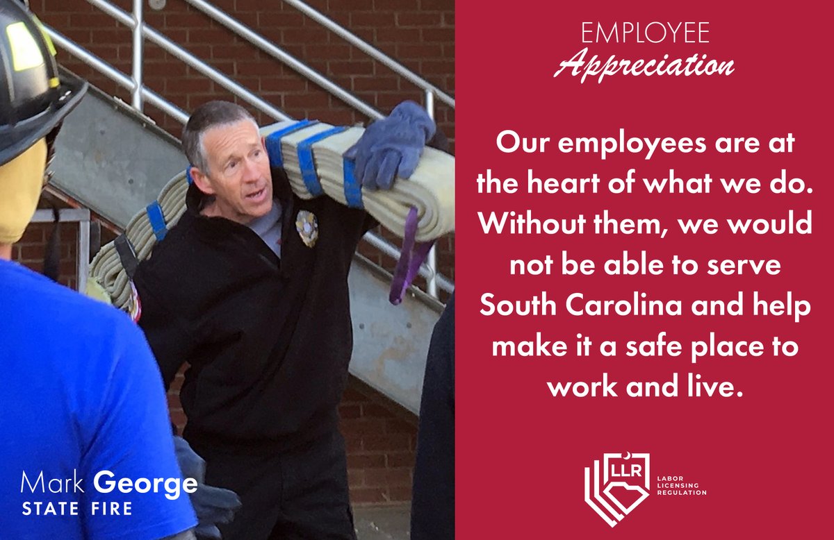 SCDLLR (@scdllr) on Twitter photo <a href="/henrymcmaster/">Gov. Henry McMaster</a> declared this week - Public Servant Recognition Week. Help us say thank you to our dedicated LLR employees who work every day to help keep SC a safe place to work and live. We appreciate all that they do every day! <a href="/henrymcmaster/">Gov. Henry McMaster</a> declared this week - Public Servant Recognition Week. Help us say thank you to our dedicated LLR employees who work every day to help keep SC a safe place to work and live. We appreciate all that they do every day!