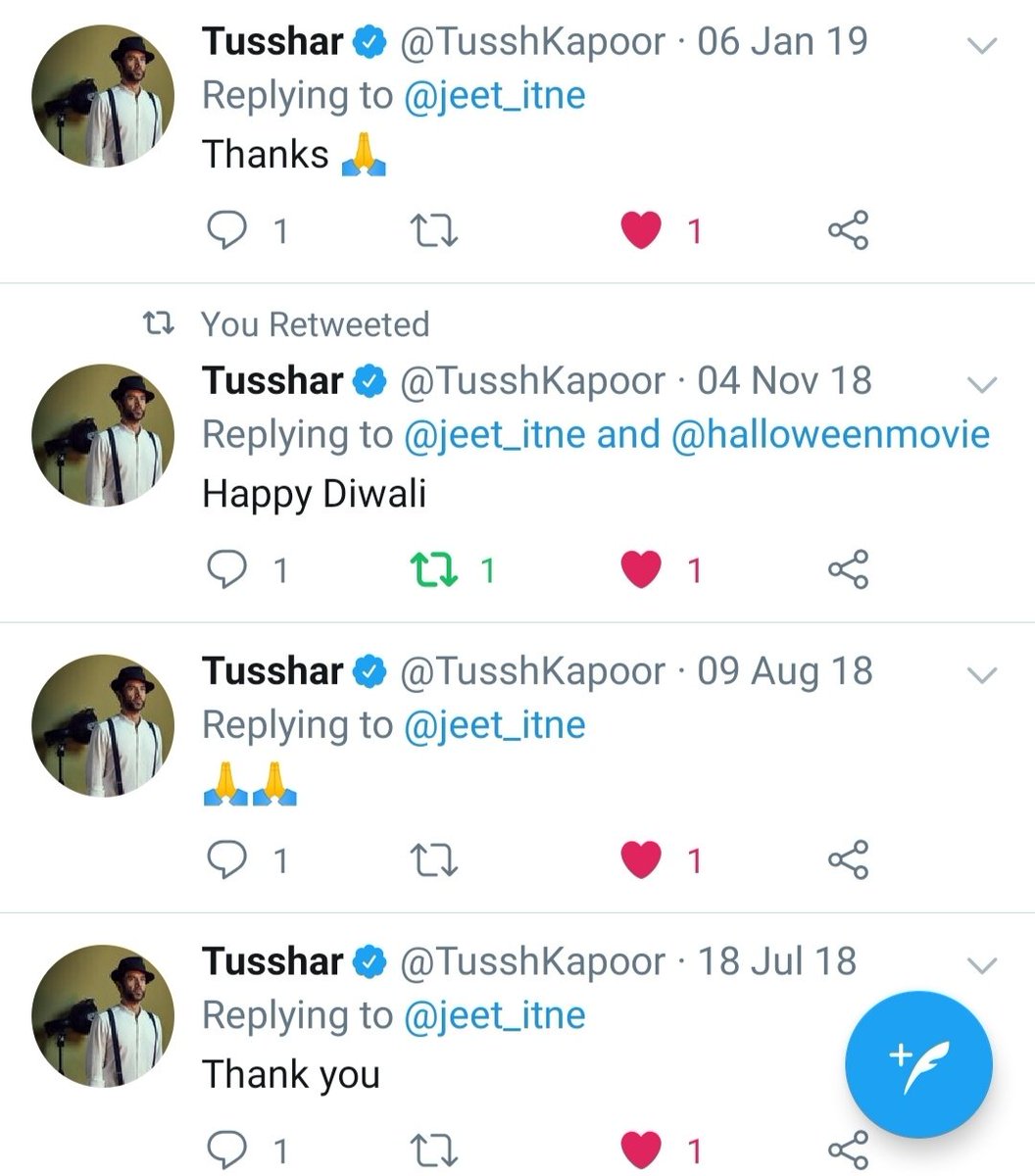 jeet_itne's tweet photo. Words are not enough to express to you how grateful I am for ur reply. Thank you ❤
@TusshKapoor @altbalaji https://t.co/YlIIkGLyI7