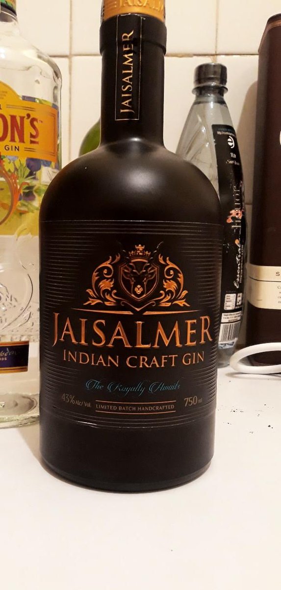 11. Jaisalmer Indian Craft Gin. Alc 43% .Jaisalmer Gin reads as quite classic as first nose. Zesty lemon, piquant citrus and spice coriander leads, with a grassy verdant undertone lending it depth.Bought it at Slater, 16 westlands road, ksh 3400/=