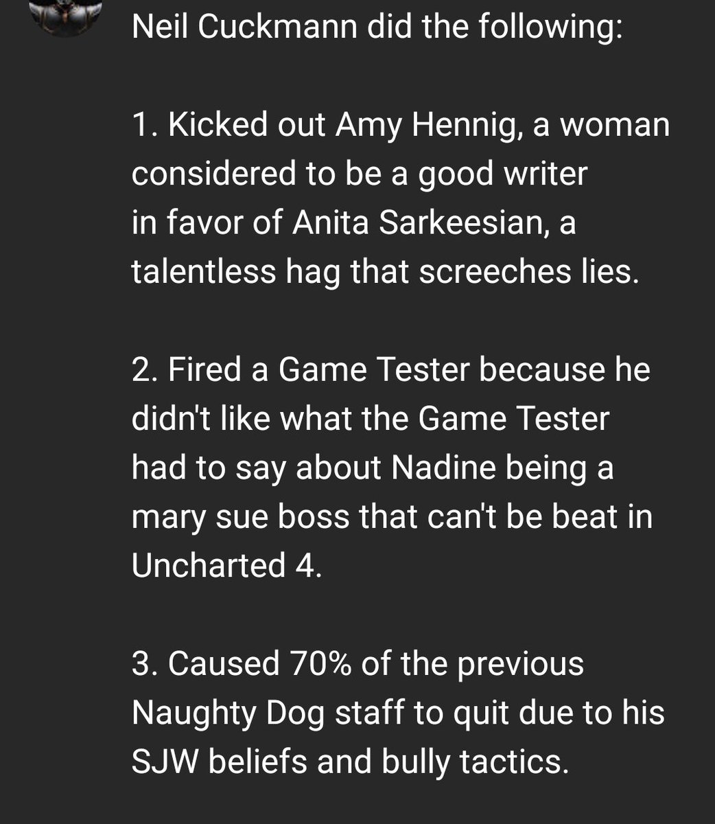 S_Kemari's tweet photo. @bemelaniebillie @Naughty_Dog https://t.co/NjZkHgvaqT