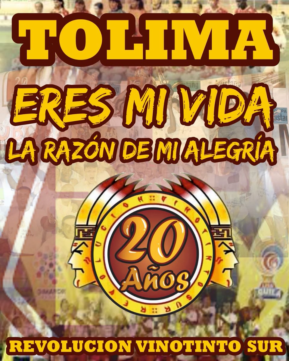 AGUANTE LOS AMIGOS DEL CAMPEÓN 🐽

Muy pronto nos volveremos a encontrar para festejar 20 años de alentarte, seguirte y amarte

#RVS