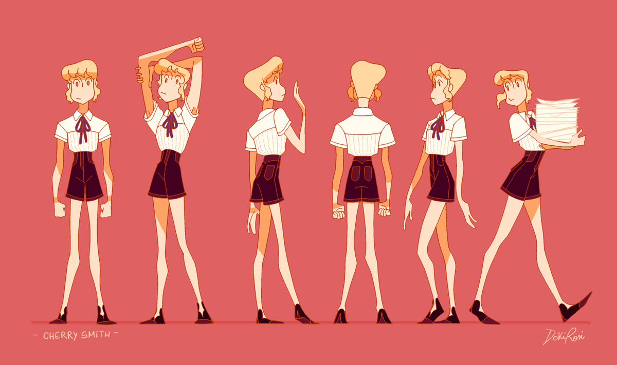 dokirosi's tweet photo. while we are at it I'm leaving the complete turn around for each variation #midnightelixir https://t.co/AQ4bvfgL7R