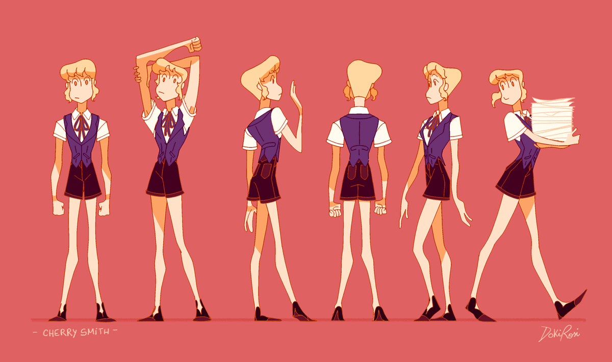 dokirosi's tweet photo. while we are at it I'm leaving the complete turn around for each variation #midnightelixir https://t.co/AQ4bvfgL7R