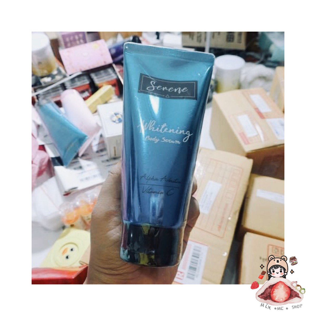 MiMeSHOP1's tweet photo. ขอยาดพักขายความอ้วนมาขายความสวยกันบ้าง💙👇🏻👇🏻 🔥
✨ ซีรีนเซรั่ม✨ แท้💯%
-ดำกรรมพันธุ์ก็ขาวได้
-ปรับผิวกระจ่างใส เปร่งปรั่ง
-ผิวเรียบเนียนกว่าที่เคย
-ปกป้องผิวจากรังสียูวี
-ชลอการเกิดริ้วรอย
-ผลัดเซลล์ผิวเก่า เผยผิวใสน่ามอง
-ช่วยให้ผิวแข็งแรงขึ้น
•ขนาด 120 ml💦
 เพียง 180. https://t.co/dXH6Z6jF3r