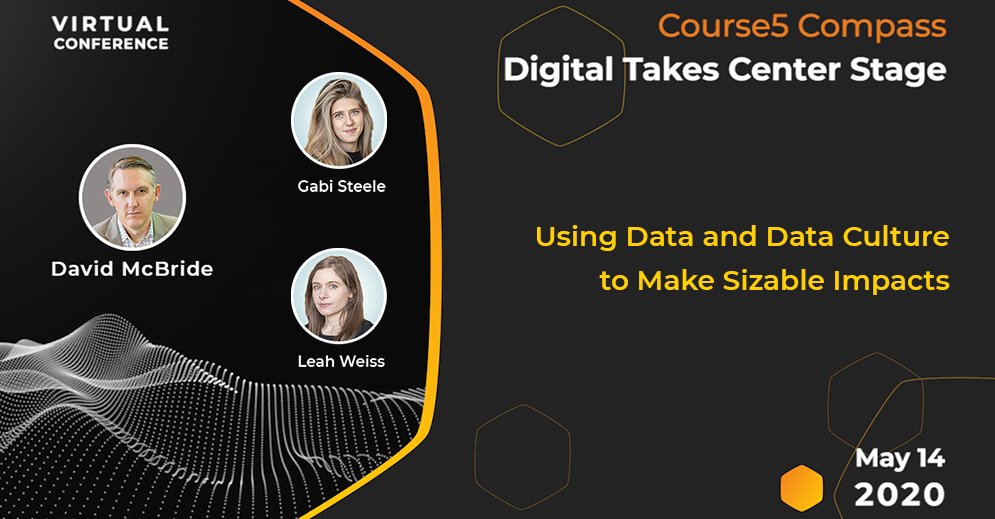 C5iai's tweet photo. Leah Weiss and @gabisteele of Data Culture inspire people to engage with data: Identify the most impactful problems. Ask the right questions. Draw #insights from #data into everyday decision making. Speaker preview with @tranceglass @ https://t.co/6WWIf5zGnF
#DigitalAtCenter #CX https://t.co/PjiyudFa6e
