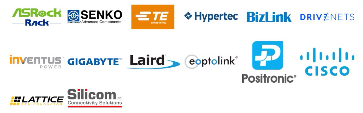 EvanKirstel's tweet image. #RT @jscotto: RT @OpenComputePrj: Shout out to our Topaz level Sponsors for the 2020 OCP Virtual Summit!

@ASrockRack
#Bizlink
@Cisco
@drivenets
@eoptolink
@GIGABYTEServer
@CiaraTech
@InventusPower
@LairdConnect
@latticesemi
@posiglobal
@IncSenko
@Silico…