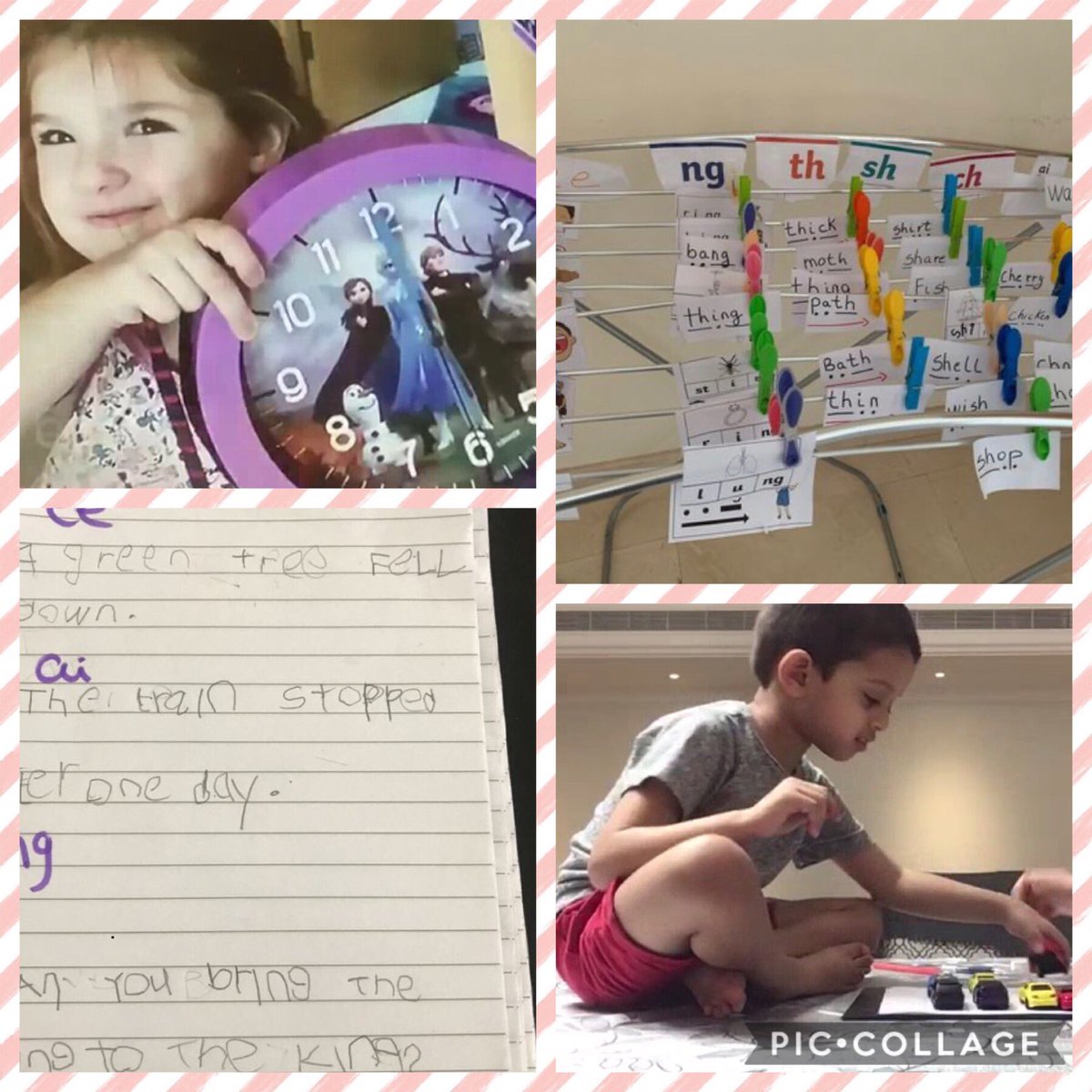 Our #KG1s are doing a brilliant work showing all their learning since we started distance learning ☺️ #diabknowledgeable #DreamInspireAchieve