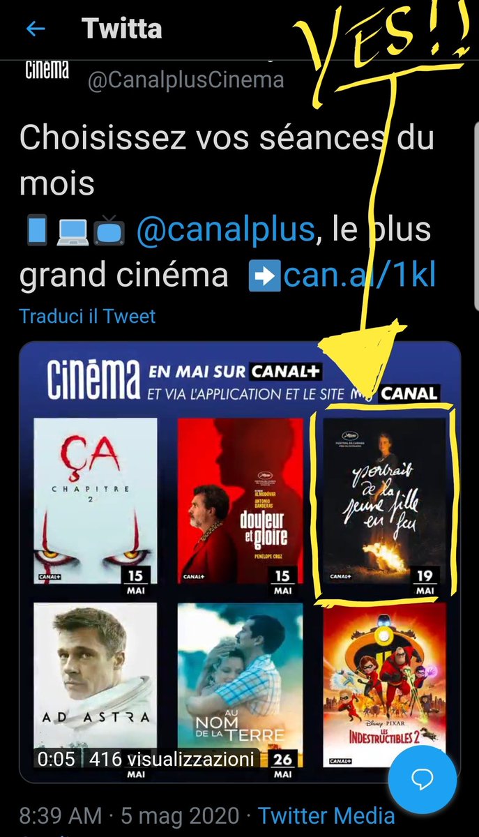 SignoraDistrugg's tweet photo. #portraitofaladyonfire #POALOF #Bestmovie #Frenchmovie #AdeleHaenel  #Mai #Canal+ https://t.co/lPNdq8DRWE