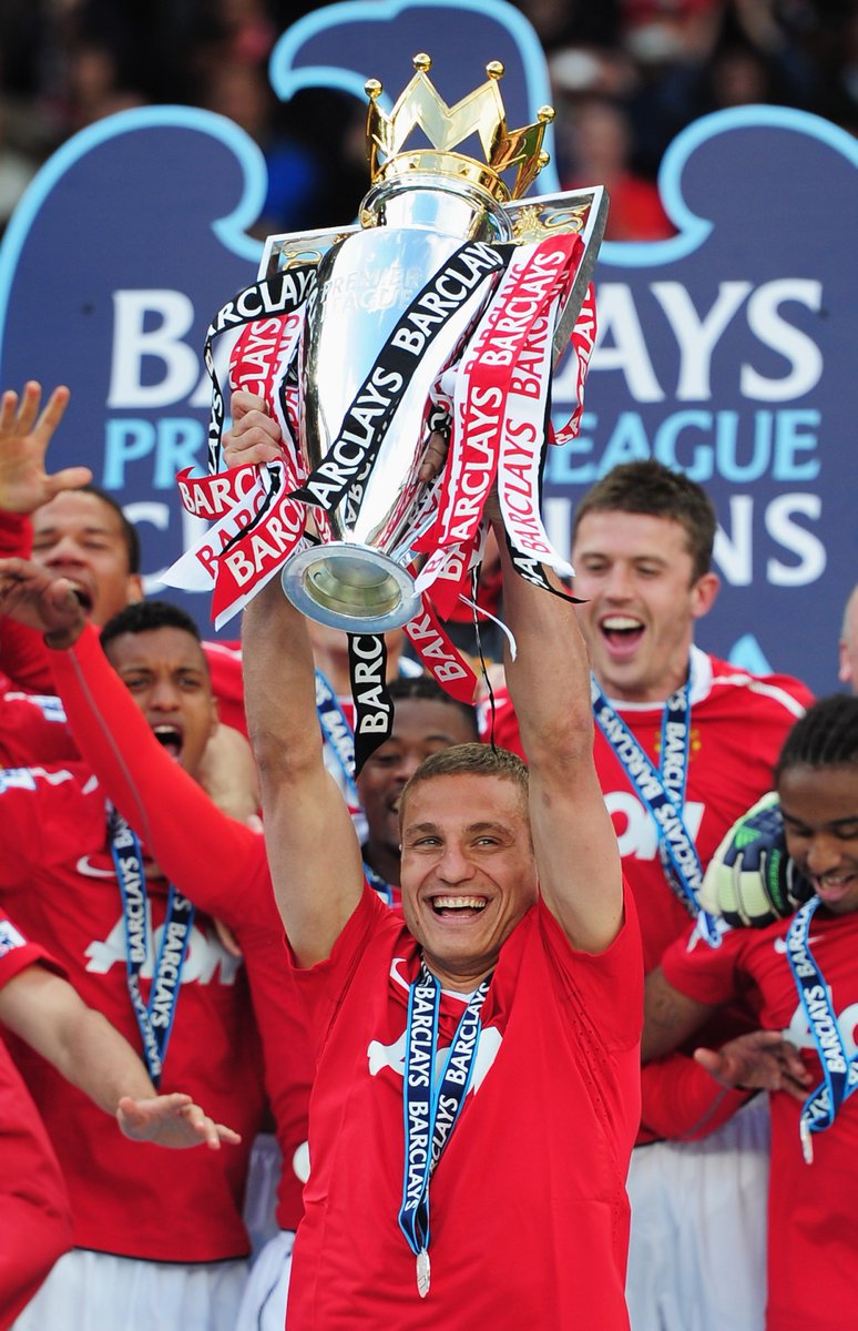 goal's tweet photo. Today's #PlayerInFocus is Nemanja Vidic  🙌

🗣 “He became a defender that was feared. He could fight with the most physical, he crunched into tackles, he attacked the ball better than anyone I’ve ever seen."

One of the Premier League's greatest. https://t.co/uSsG2EW9bA
