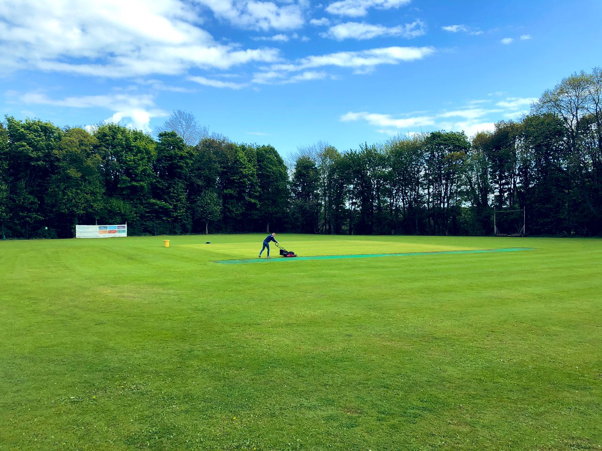 ParkheadCricket's tweet photo. Making decent progress on the ground, keeping fingers crossed that we can actually get some sort of season in, no matter how short! https://t.co/elcFKoG6q7