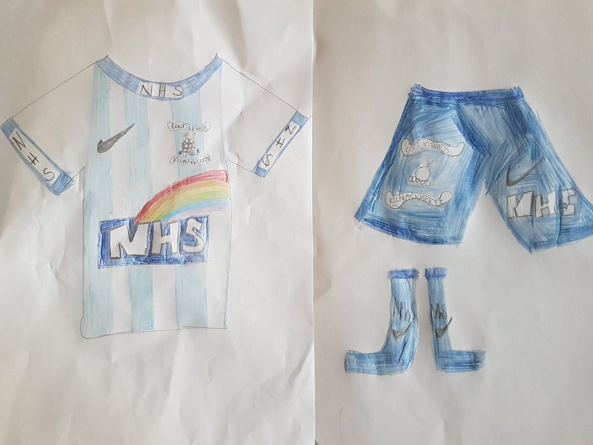 eddie_tonner's tweet photo. Thanks Owen Tonner (8) had a bit of fun doing this, he is missing his footie @TrustInKillie @NHSaaa #killiekitcomp https://t.co/dgXrzlj0Sh