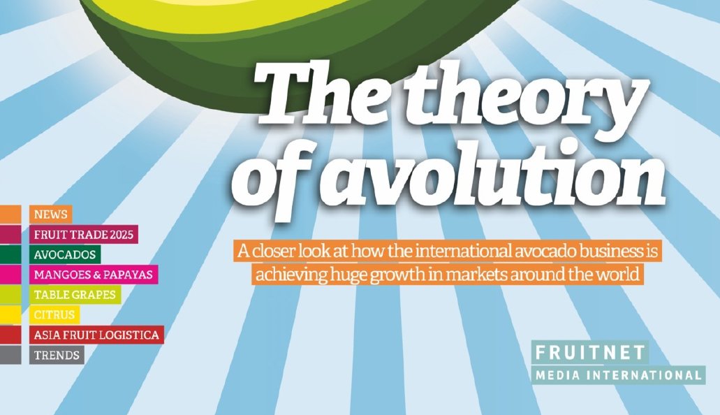 mikefruitnet's tweet photo. Another awesome @eurofruit #coverdesign… In July 2017, we analysed the rapidly expanding #avocado market and predicted category growth for ripe-and-ready, with expert comment from Frans Timmers @TheGreenerybv, Ligia Falanghe @avocadojaguacy and Sarah Hellemans of Special Fruit. https://t.co/jAojdwgbRB