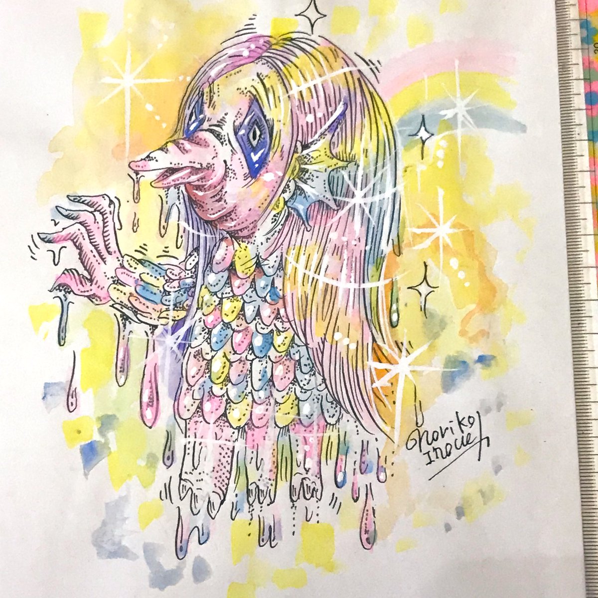 ?拡散希望です☺️
 ✨おしらせ✨

オンラインストアを
5月10日(日曜)夜20時から
open致します

初回は原画の販売を中心に
多数予定しております。

現在準備中です。
どうぞ宜しくお願いいたします☺️

https://t.co/JpLYCbT2Vf

#イノウエノリコの絵
#イノウエノリコshop
#norikoinouedrawing 