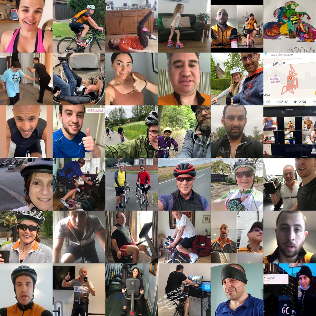 LangdonCharity's tweet photo. On behalf of everyone at Langdon, including our members we want to thank everyone who took part in Sunday's #virtualvelo and for all your generous donations, we raised an incredible £60,000.  

Here are some of the amazing moments captured from the day. https://t.co/O6vNEXL7SP