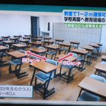 学校再開後の教室の様子に既視感？ロックマンエグゼで見たやつだ!