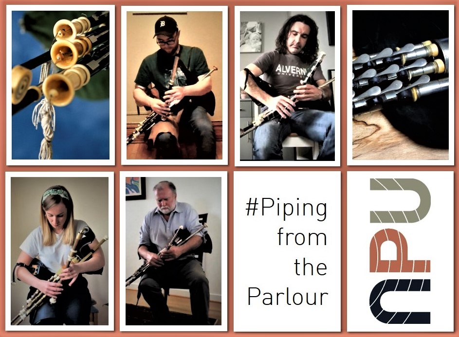 Today’s #PipingfromtheParlour video features #Clare uilleann piper Michael “Blackie” O’Connell. Make sure to tune in tonight, 5th May at 8pm on our Facebook page!  🎶
#napiobairi #uilleann #uilleannpipes #quarantunes