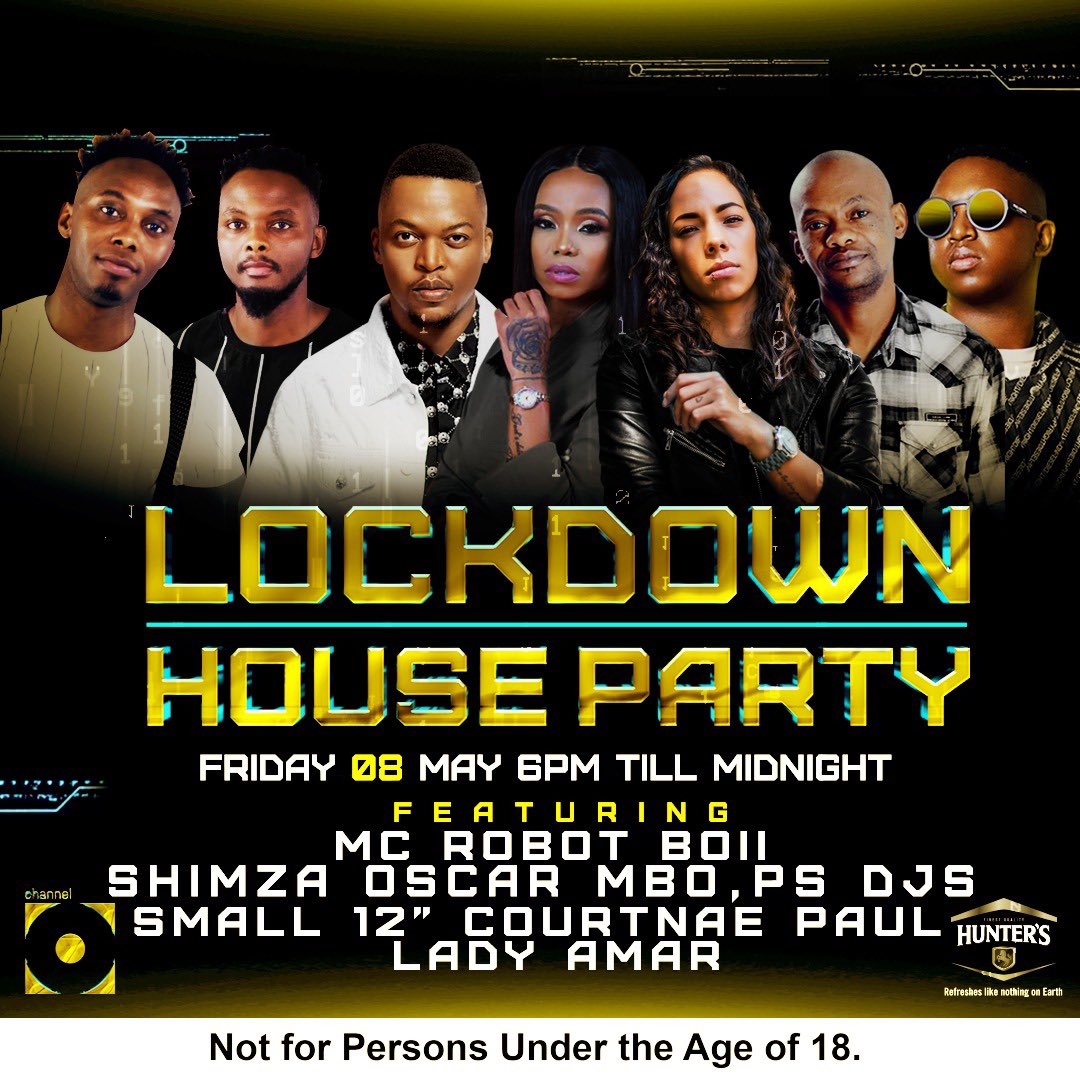 Shimza01's tweet photo. Friday and Saturday on @lockdownhouse #LockdownHouseParty let’s goooo!!!! 🔥🔥🔥 @ChannelOTV https://t.co/xlYXnZ7qA9