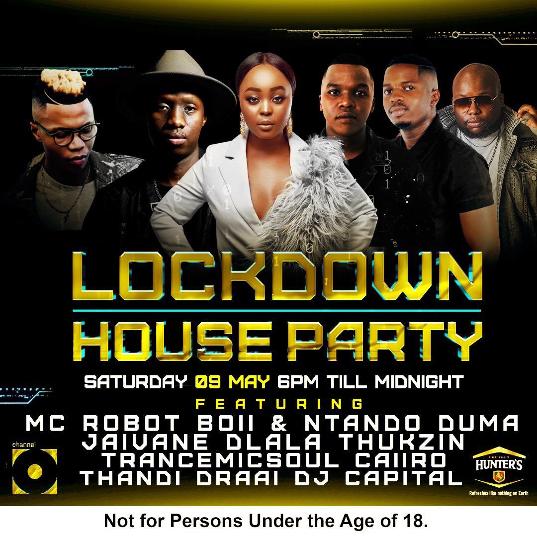 Shimza01's tweet photo. Friday and Saturday on @lockdownhouse #LockdownHouseParty let’s goooo!!!! 🔥🔥🔥 @ChannelOTV https://t.co/xlYXnZ7qA9
