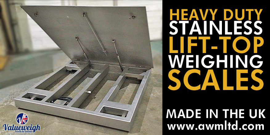 AWM_Limited's tweet photo. Lift-Top Hygienic Floor Scales from AWM Limited - https://t.co/3AKICSKGlf

Made in UK 
Easy to lift, easy to clean
Ideal for health and safety
Hygienic deep cleans and reduced manual handling
Fully wash-down with IP69 loadcells https://t.co/encAwS0XHQ