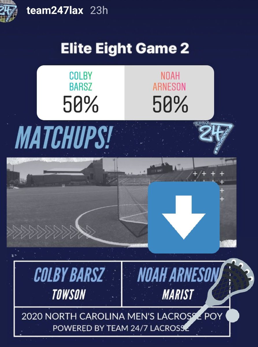 fvlax's tweet photo. Less 2hrs till the end...head over to @Team247lax Instagram Story and give Mr.Arneson the edge. 😈 #HLYFUQ Lacrosse Member. Holly Springs/FuquayVarina
@HSHSMLAX @FVHSLax https://t.co/2JZOSS5Yyp