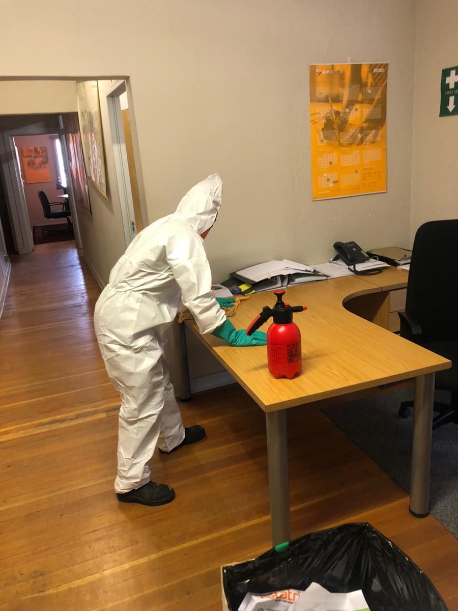 ScipEngineers's tweet photo. Level 4 Day 4: Welcome to Level 4 - getting our offices ready.

#lockDownSouthAfrica #Lockdownlevel4 #Level4Regulations #StayHomeSA #WeSaluteYouSA #sanitize #staysafe #FlattenTheCurve #COVID19 #COVID19SouthAfrica #workingfromhome #ScipEngineering https://t.co/7o6CuBkWjF
