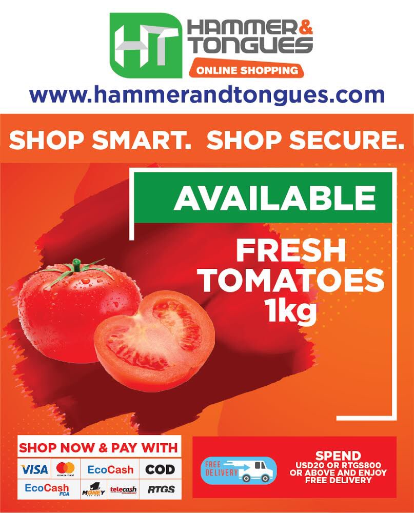 Get yourself a kg of fresh tomatoes! Tomatoes are a good source of vitamins and minerals. Make sure to include them in your quarantine diet.

visit shop.hammerandtongues.com
#shopsmart #shopsecure #onlineshopping