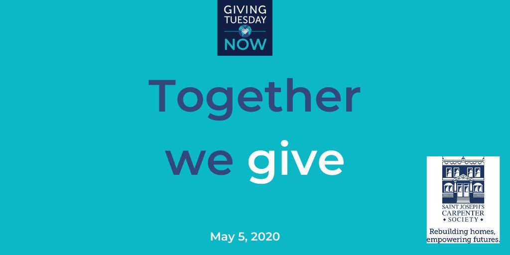 sjcscamden's tweet photo. Join SJCS for #GivingTuesdayNow. 

To make a donation go to https://t.co/kXn27y4Qq9 https://t.co/6vCfImCgON