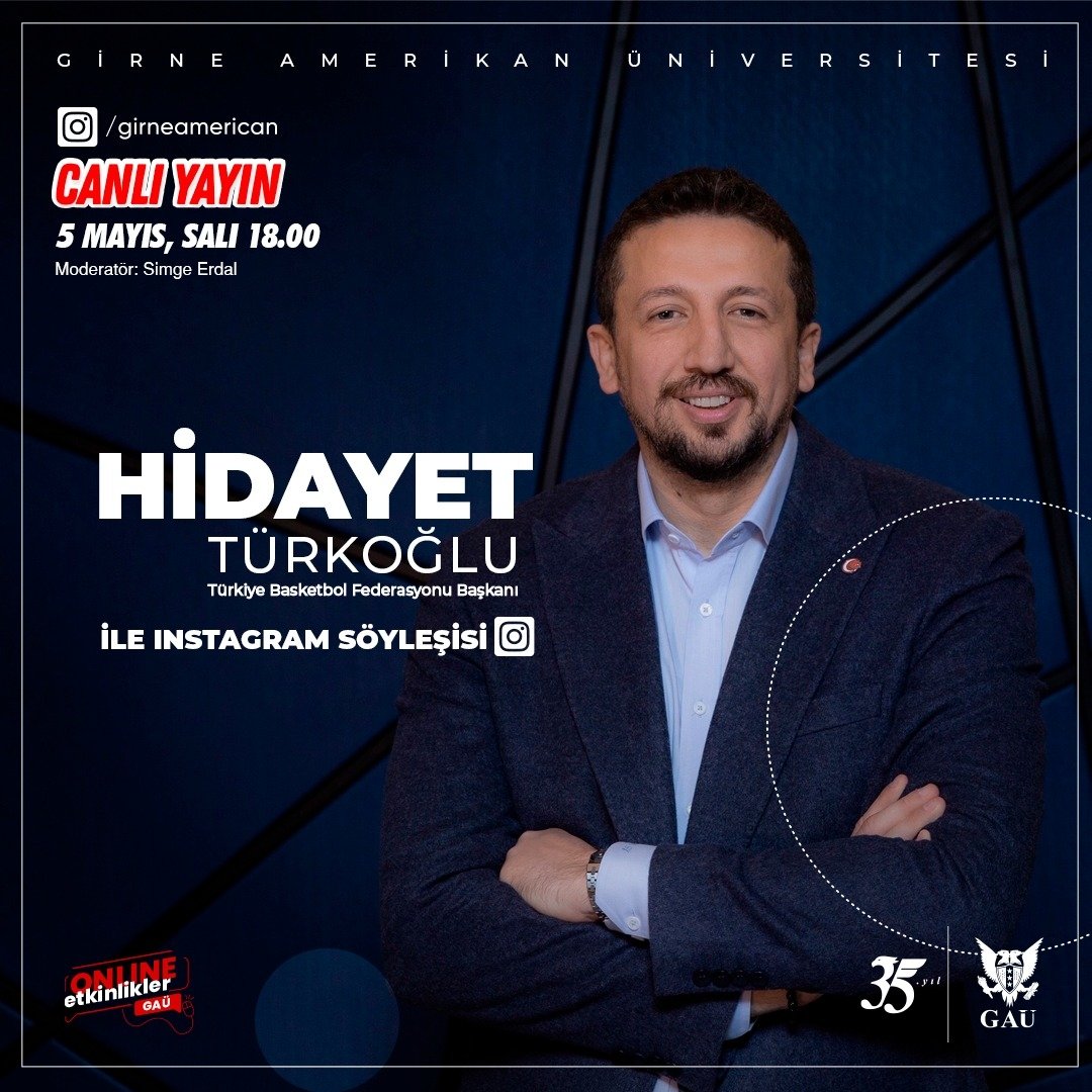 Hidayet Türkoğlu (@hidoturkoglu15) on Twitter photo Bugün saat 18.00'de Instagram canlı yayınıyla Girne Amerikan Üniversitesi'ne konuk olacağım. <a href="/girneamerican/">Girne American Uni</a>
Instagram: girneamerican Bugün saat 18.00'de Instagram canlı yayınıyla Girne Amerikan Üniversitesi'ne konuk olacağım. <a href="/girneamerican/">Girne American Uni</a>
Instagram: girneamerican