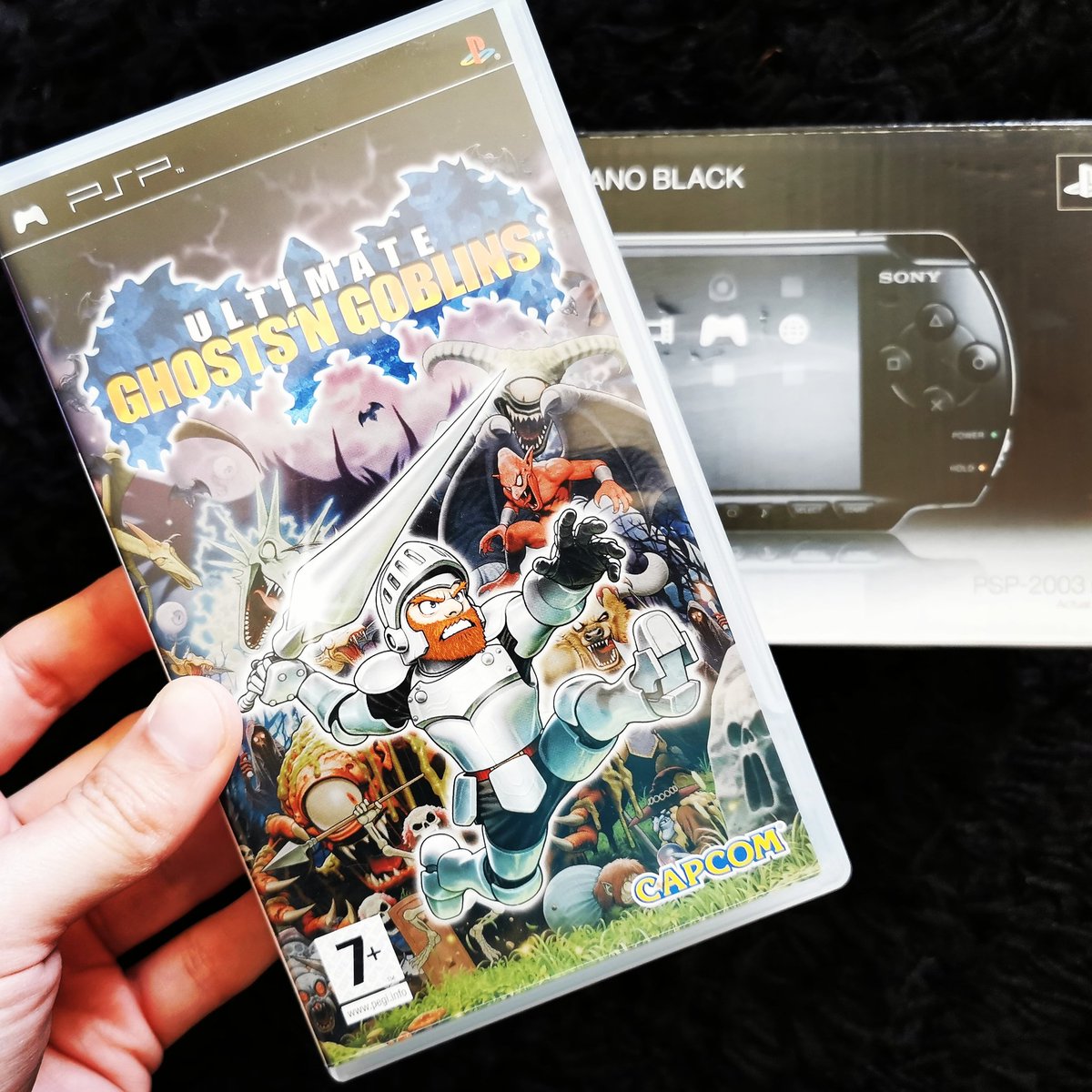 rad_retro_gamer's tweet photo. I did not know this existed until recently so I picked it up to play in quarantine Ultimate Ghost n Goblins on PSP by Capcom. #ultimateghostsngoblins #ghostsngoblins #ghoulsandghosts #capcom #capcomgames #capcomcollection #capcomclassic #psp #pspgames #GamersUnite https://t.co/9u3mUFck8v
