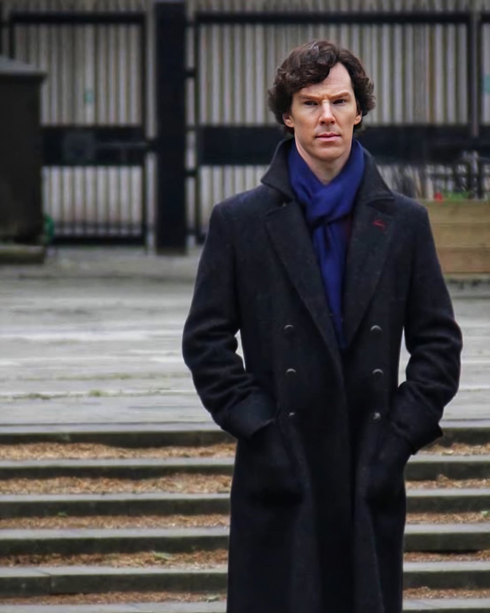 cumberporn's tweet photo. Be like Sherlock. He’s been practicing social distancing since birth. https://t.co/Wsha5rfSEz