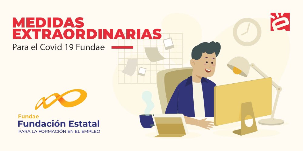 TrentiaLearning's tweet photo. No dejéis de leer este interesante artículo sobre las medidas extraordinarias que ha impulsado @Fundae_es para paliar la #crisis. Ahora más que nunca #formación: @TrentiaLearning con #VirtualClass. 
Recomendable lectura👇🌟🌟
https://t.co/QwtyFKeaFH https://t.co/JXP2gbHQdy