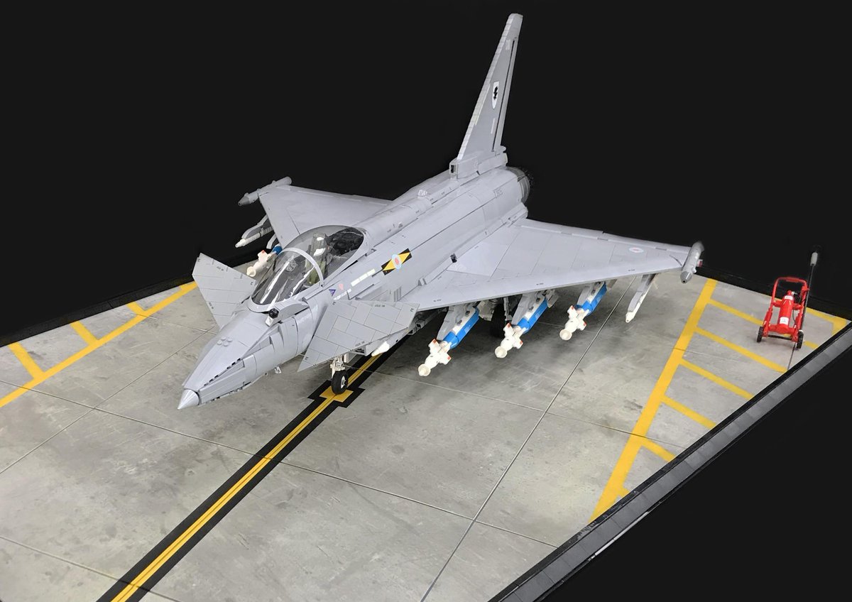 eurofighter's tweet photo. James, an #aviation fan from West Sussex (UK), turns a @RAFConingsby #Typhoon into a 6,000-piece Lego model! Read more about his challenge ▶️ https://t.co/82eOwXG6xX

#Eurofighter #Airforce #military #uk https://t.co/sktuDKQr2o
