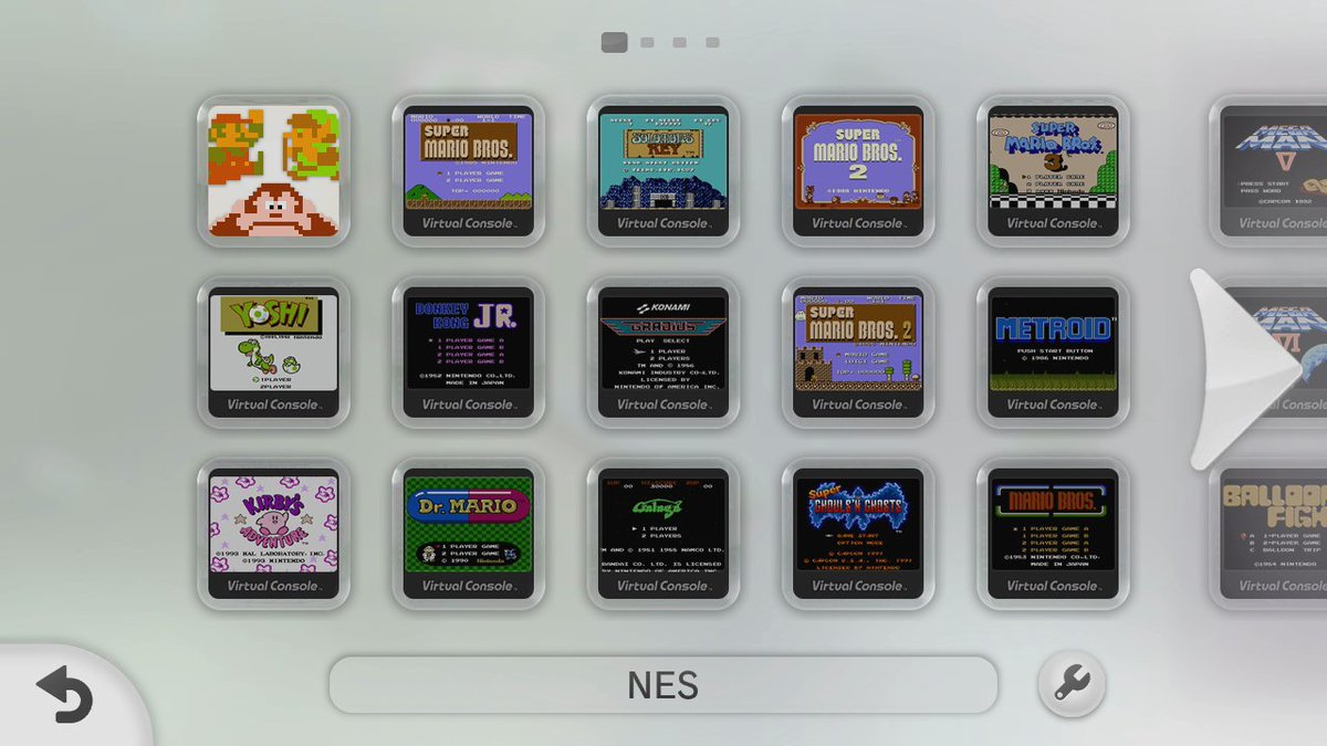 ShadowFoxArche's tweet photo. People often forget that #WiiU was #VirtualConsole on steroids:
-GameCube (New Play Control) eShop
-NES/SNES/N64/Neo-Geo/TG-16/Master System/Genesis/C64/MSX/Arcade
-Converted games from Wii VC supported #OffTVPlay
-GB/GBA/DS
Short of Game Gear support, you could get no better. https://t.co/If0bIajMWD