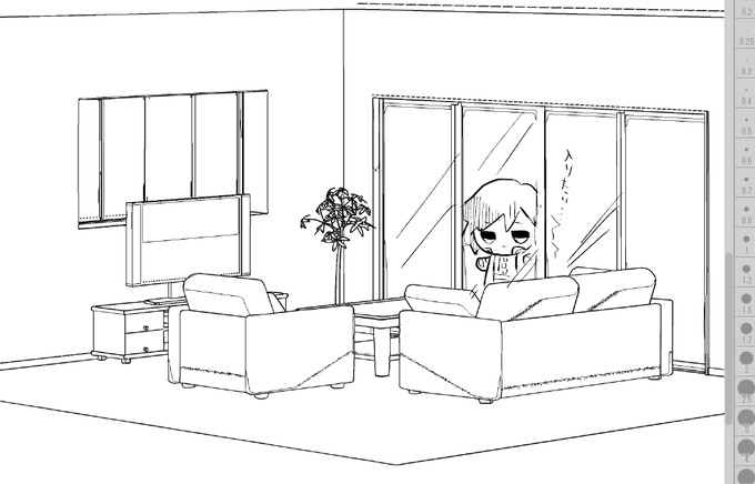 聞いて…やっと3D背景扱えるところまで来たの…一回素材が全部消えて戻すのに1日かかった?このやろう 