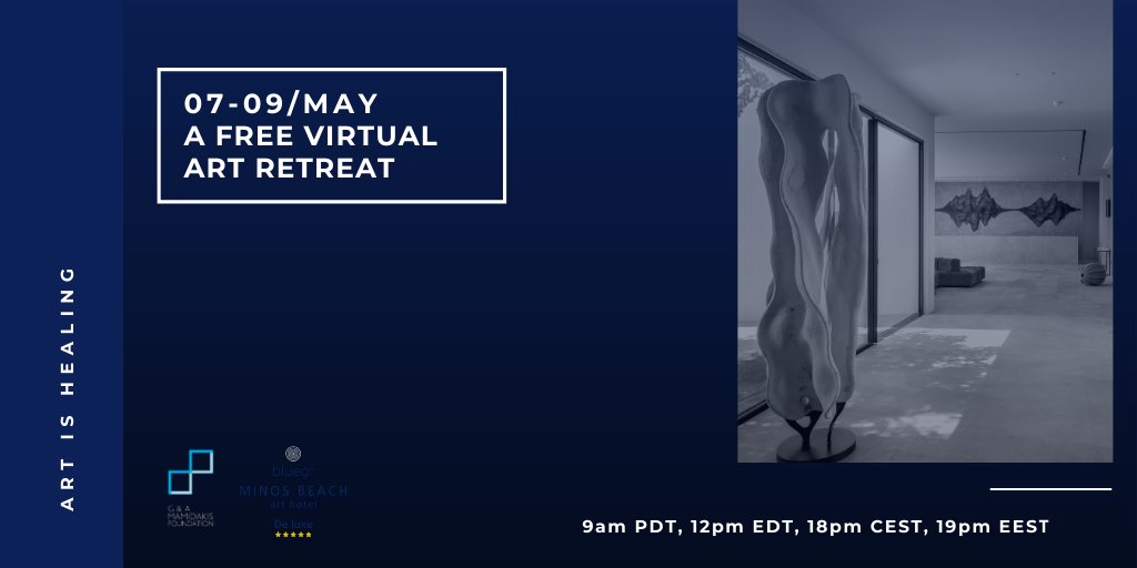 Minos Beach art hotel, along with the G&amp;A Mamidakis Foundation have teamed up with Travelgems to offer a 3-day free Art Retreat from May 7th to 9th, in Minos Beach social media to discuss why Art is healing.