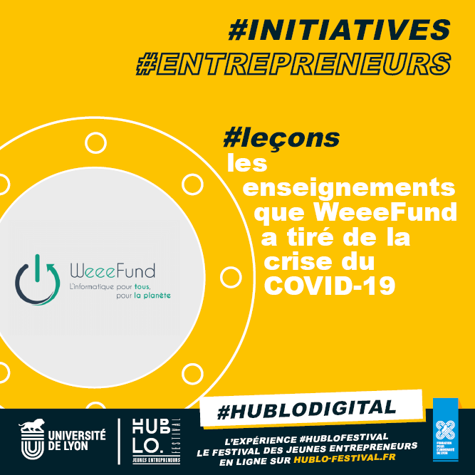 [📣 #hublofestival 🔜 #hublodigital] 
💬 #Parole d’entrepreneurs de <a href="/WeeeFund/">WeeeFund</a> 
Découvrez le quotidien de Weeefund depuis le début de la crise, suivez ses pistes, ses désillusions et ses espoirs. 

Lien vers l’article 👉 bit.ly/3c79mUn