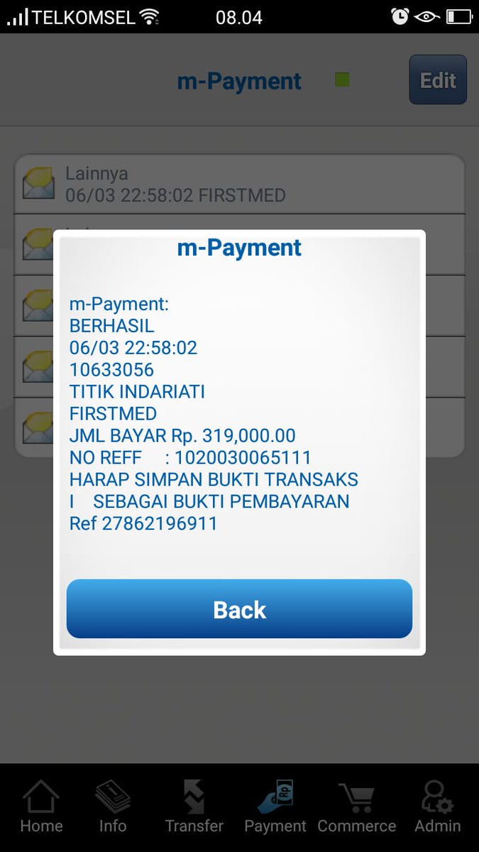 YogaDennys's tweet photo. @FirstMediaCares Biasanya kami membayar seperti tu tidak jadi masalah setiap bulannya, ini saya lampirkan semua bukti pembayaran saya dari bulan januari sampai maret, mohon bisa dikoreksi... https://t.co/H4FKCqPsHE