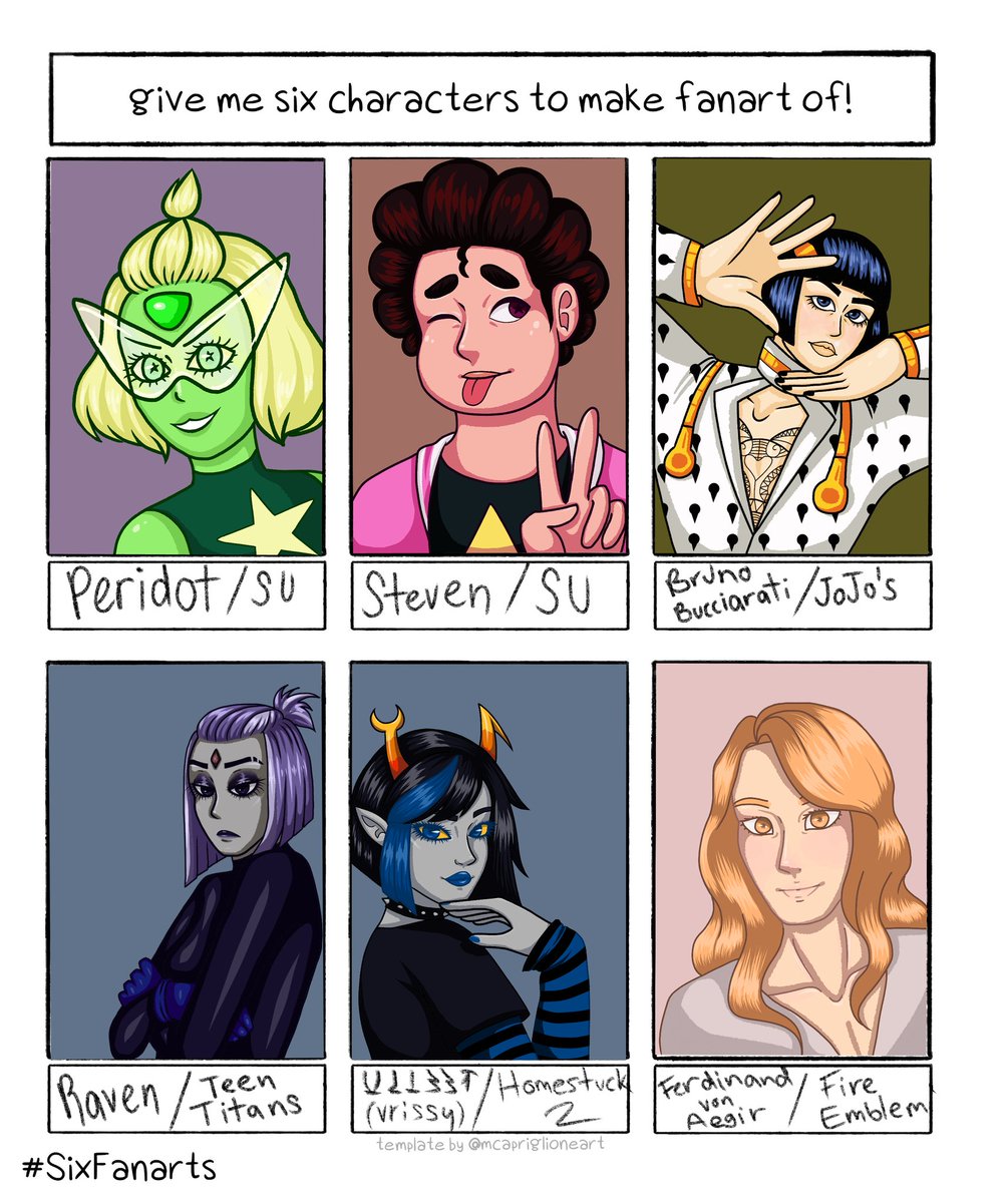 robinpintop's tweet photo. Yuhhh
.
.
#stevenuniversefanart #StevenUniverseFuture #superidot #brunobucciarati #jojosbizarreadventure #TeenTitans #Raven #Vrissy #homestuck2 #homestuck #ferdinandvonaegir #FireEmblem https://t.co/NQri65x0Q1