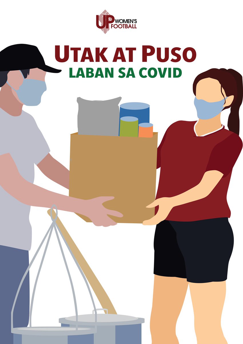 upwft_'s tweet photo. Join us as we come together to give back to the community that has served us! Presenting Utak At Puso Laban Sa Covid: A fundraising project of the UPWFT to help support our vendors &amp; custodian ❤️ See poster for details! https://t.co/OH7VPyDgO4