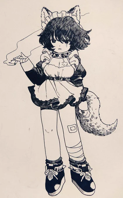 長年連れ添った板タブが天に召されたので、つけペンでお絵かき…? 