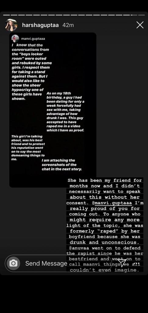 lazyyokok's tweet photo. This girl is pathetic jus see the screenshots n look at the hypocrisy n how shady she is.She's supporting ppl who did all this to another girl? #girlslockeroom #boyslockeroom #anuva #boislockerroom https://t.co/XFDT8rYgyF