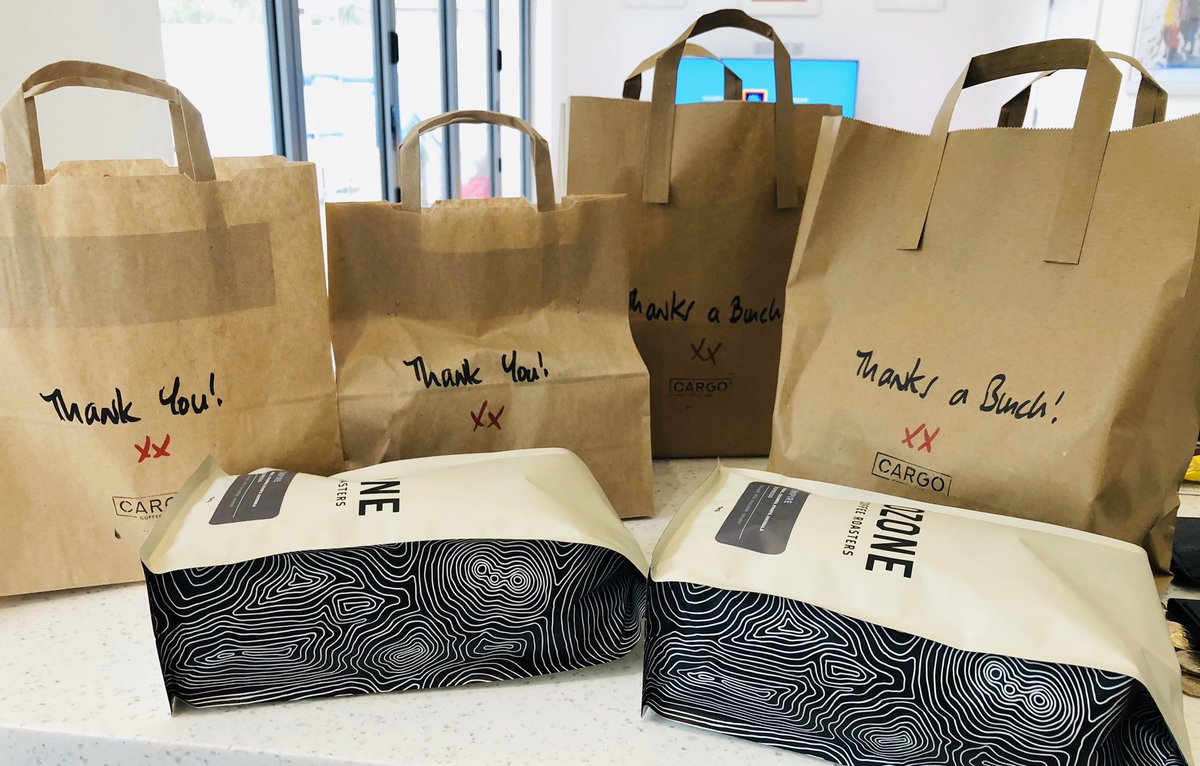 Big shop from <a href="/cargocoffeebar/">CargoCoffeeBar</a> done. Two kilograms of coffee beans should keep me going for a week or two ☕️. #buylocal