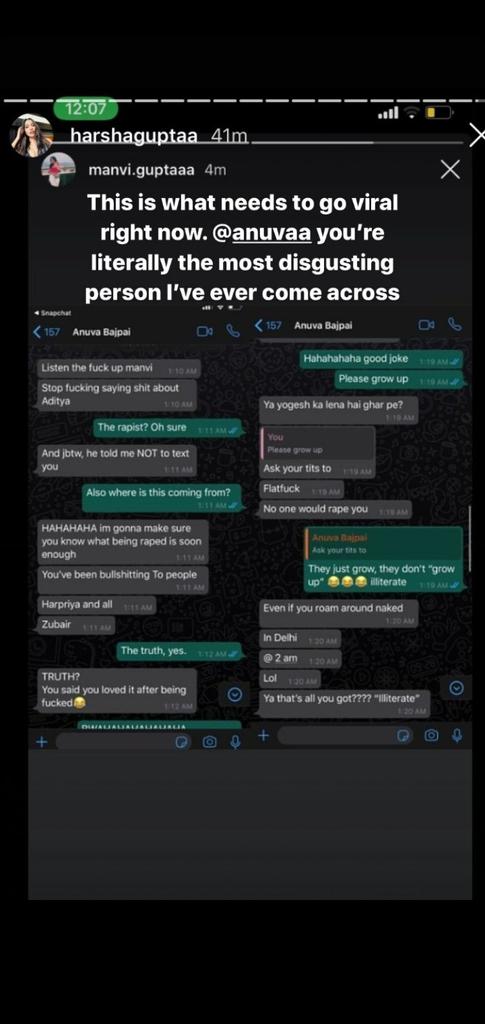 lazyyokok's tweet photo. This girl is pathetic jus see the screenshots n look at the hypocrisy n how shady she is.She's supporting ppl who did all this to another girl? #girlslockeroom #boyslockeroom #anuva #boislockerroom https://t.co/XFDT8rYgyF