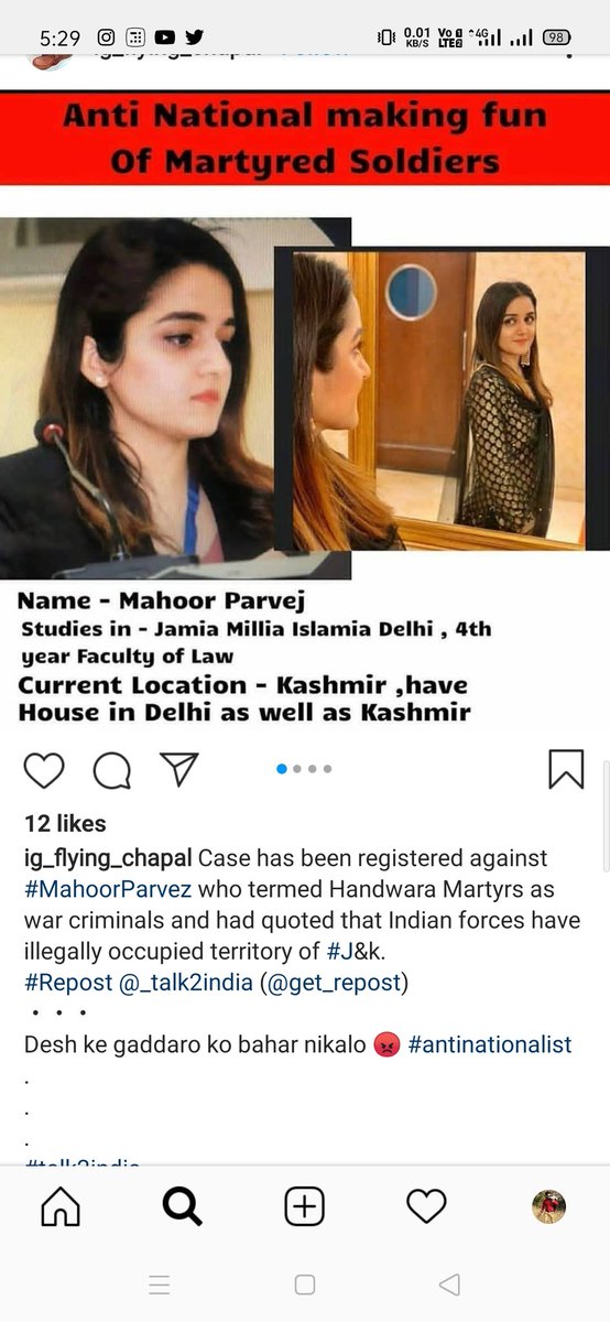 SunnyRa06380107's tweet photo. @KhaitanCo @KhaitanCo please immediately fire these kind of anti-nationals from ur company like #MahoorParvez ... Otherwise you will soon see the wrath of the people. . .
Never underestimate the power of commom people !!!
Thanks https://t.co/xUEIOBVv8P