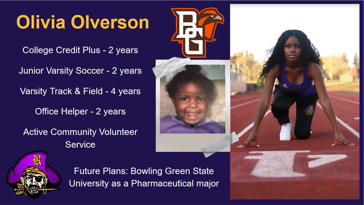 Showcasing more of our fabulous Seniors - Colin Harvey, Caroline Kelly, and Olivia Olverson!  Congratulations! We are so proud of you! 💜🙌🏼 #Reynproud