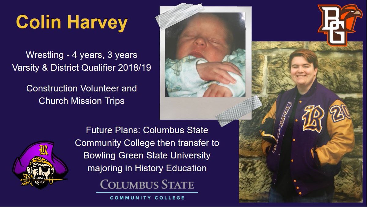 RHS_HS2's tweet photo. Showcasing more of our fabulous Seniors - Colin Harvey, Caroline Kelly, and Olivia Olverson!  Congratulations! We are so proud of you! 💜🙌🏼 #Reynproud https://t.co/oFY1wZbAhN