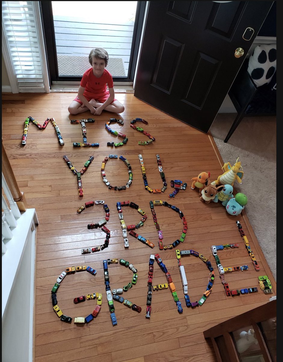 CarmelColts's tweet image. Colin was very creative with his appreciation message to his teachers #CarmelLife