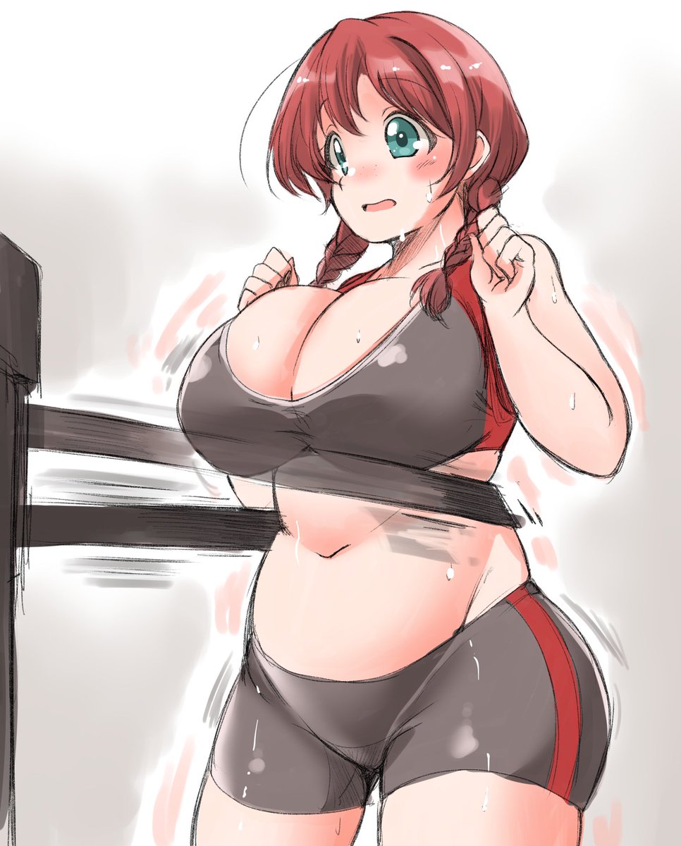 お腹ブルブルさせる運動器具で運動するエマちゃん 