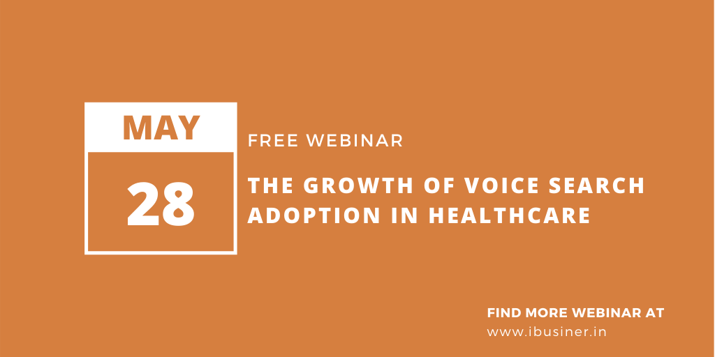 Ibusiner's tweet photo. The growth of voice search adoption in healthcare
join now https://t.co/CCj9kAlETx

#webinar #freewebinar #voicesearch #voicesearchoptimization #localsearch #voicesearchstrategy https://t.co/9b5IlgcTb9