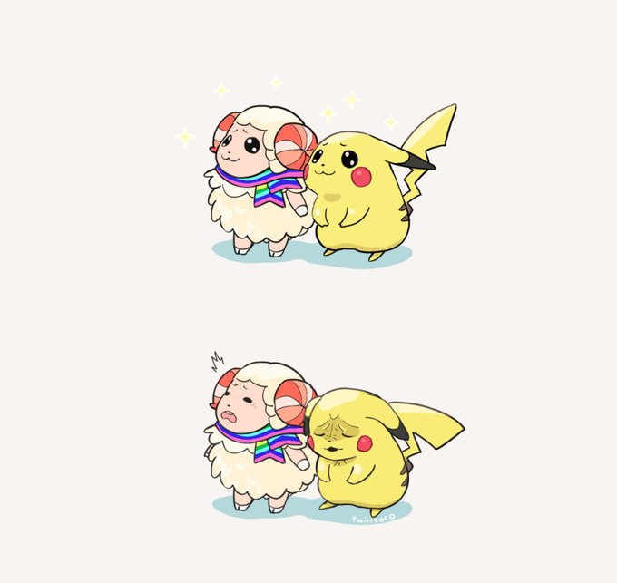 「ポケモン×ポケモン 羊」のTwitter画像/イラスト(古い順)